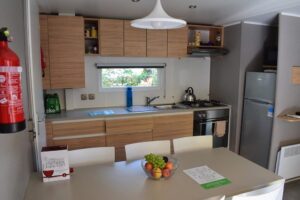 Eurocamp Azure Mobile Home Kitchen Area