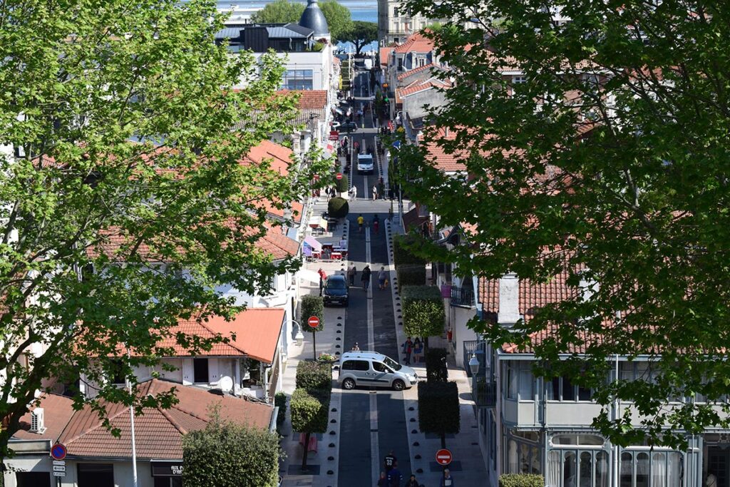 Arcachon Town Centre From The Park