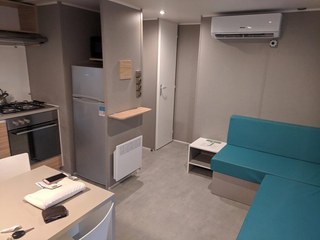 Eurocamp Azure Mobile Home Living Are Air Conditioning Unit