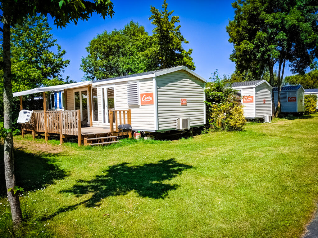 Canvas mobile homes at Sequoia Parc