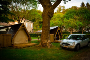 tents at camping des ribieres confolens