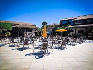 The main square at sequoia parc