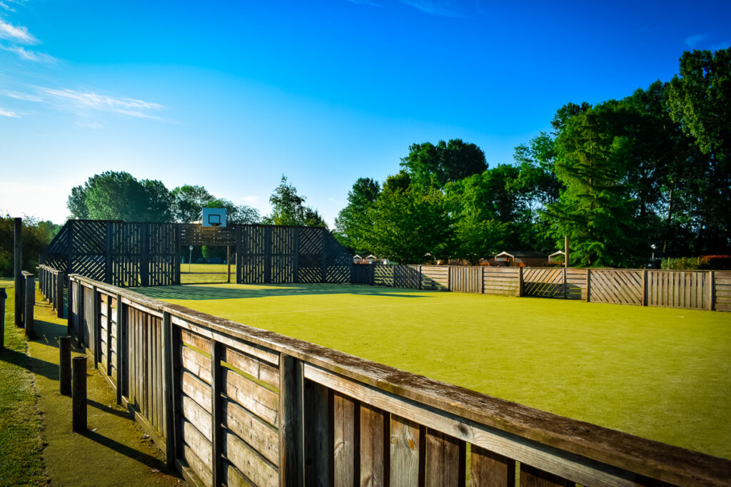 vThe outdoor multi sports court at La Croix du vieux pont berny riviere france (29)