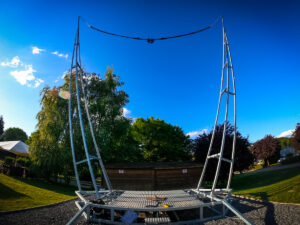 one of the trampoline options at macao leisure cafe at La Croix du vieux pont berny riviere france (40)