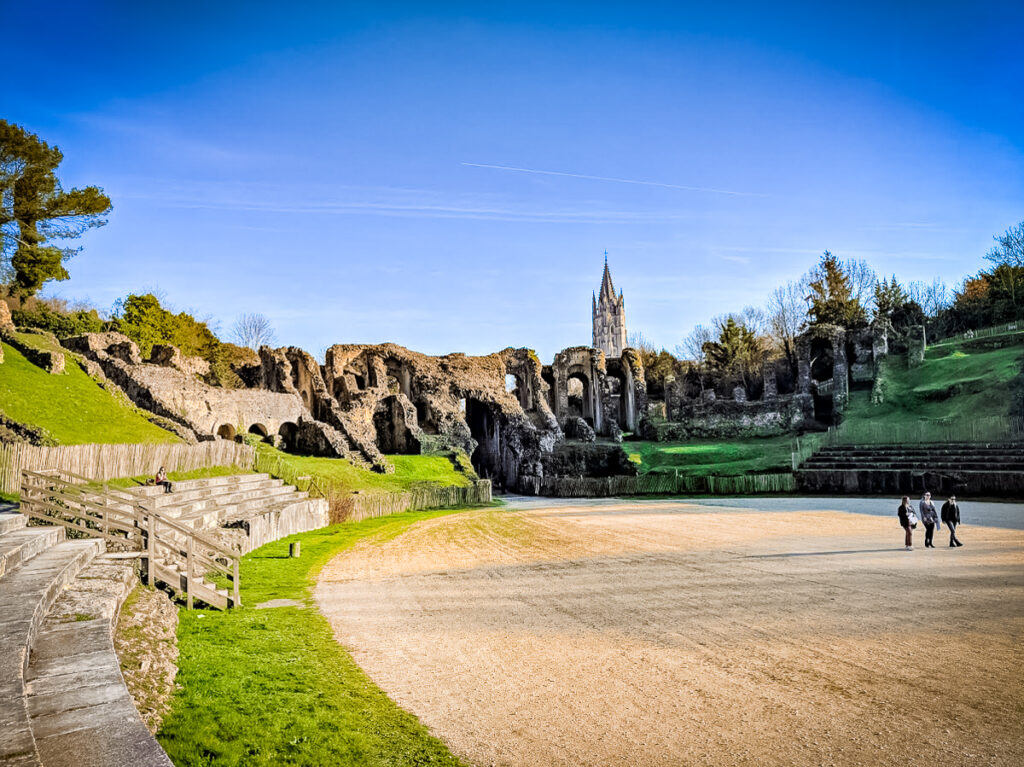 the ampitheatre at Saintes in France