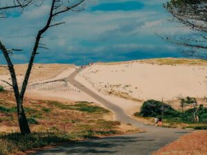 The beach at camping le vieux port by Resasol in Messanges, Landes department, France (4)