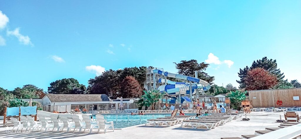 the pool are alandscape photo At Des Menhirs Campsite in Carnac (10)