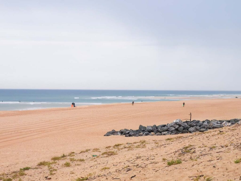 The beach near Camping natureo in Hossegor-13