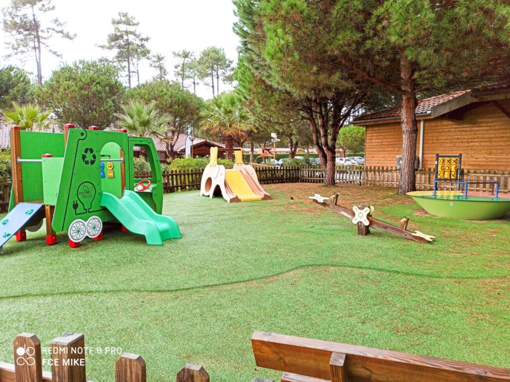 play park at camping natureo in Hossegor