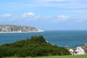 view of swanage for camping in swanage post