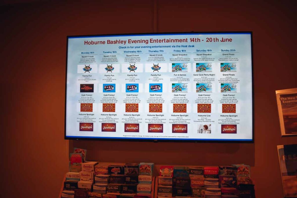 hoburne-bashley-entertainmnt-schedule