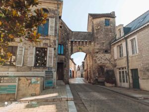 the town of la roche posay in the vienne
