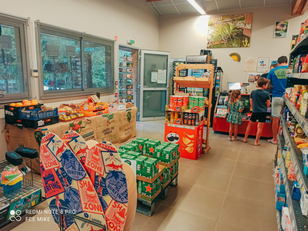 well stocked campsite shop at sandaya soustons village campsite -21