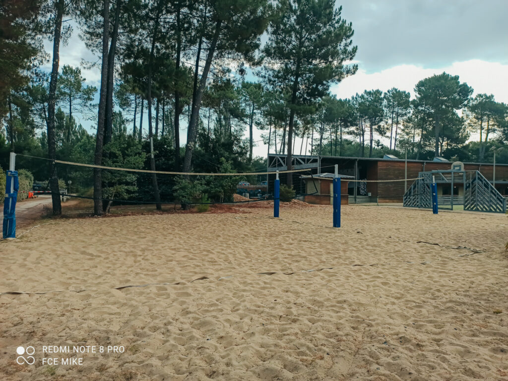 volley court at sandaya soustons village campsite -21