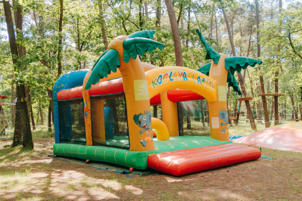 bouncy castle at L'oree du bois