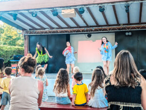 mini disco at le ruisseau campsite