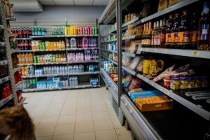 The campsite shop selection of products at grand dague