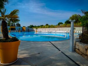 pool area at grand dague sandaya campsite