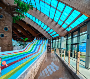 slides at the dome pool of domaine des ormes.JPG