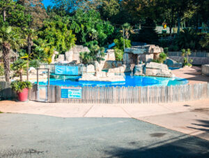 outdoor aqua park at domaine des ormes