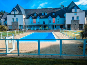 hotel swimming pool at domaine des ormes
