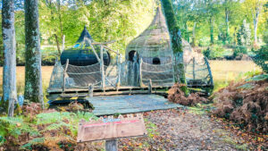 floating lodges at les ormes campsite