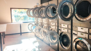washing machines at les ormes campsite
