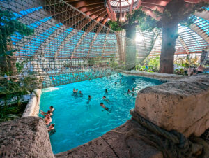 The dome pool at domaine des ormes
