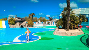 pool area at domaine du clarys