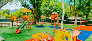 the play area at la chapelle in argeles sur mer