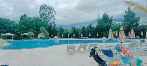 swimming pool at argeles sur mer campsite la chapelle