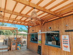 snack bar situated next to the pool at la chapelle marvilla parks