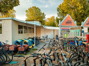 bikes for hire at la yole