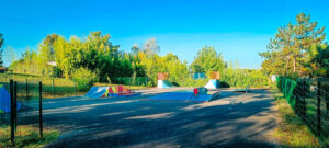 skate park at Le Lac des 3 Vallées