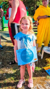 colour run at Le Lac des 3 Vallées