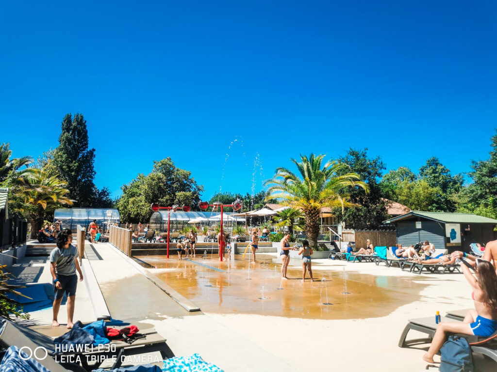 Swimming pools at le col vert campsite