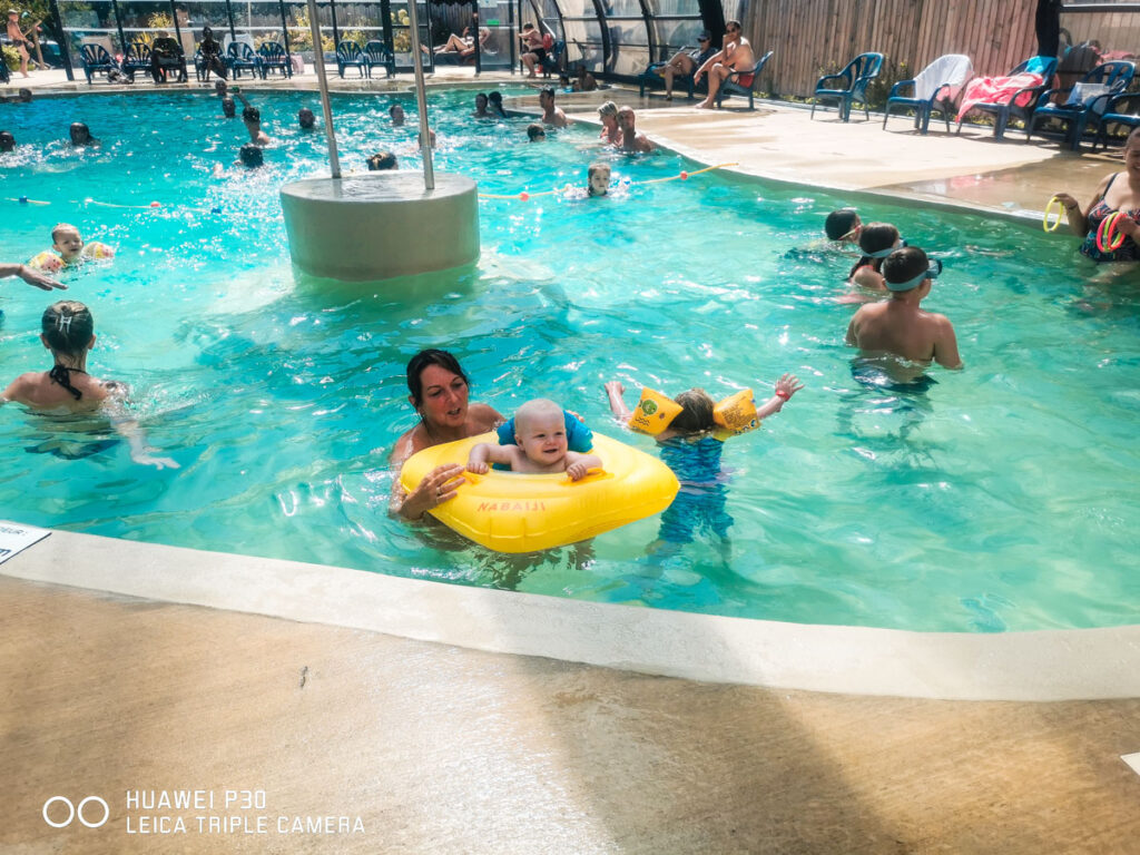 indoor pool at le col vert