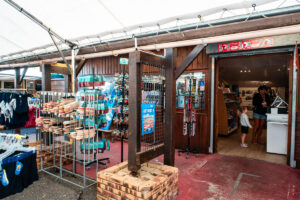 gift shop at le col vert campsite