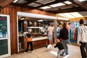 boulangerie queue at le col vert
