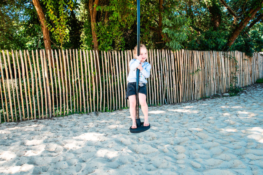 Park and play area at le col vert sandaya campsite