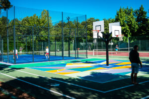 tennis and padel courts at le col vert