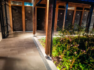 toilet blocks on parc de fierbois