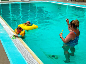 indoor pool at fierbois