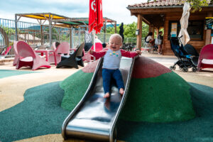 little toddler slide at ranc davaine