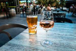 drinks at the bar of ranc davaine