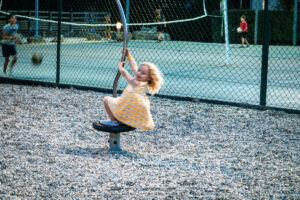 child on a park at ranc davaine