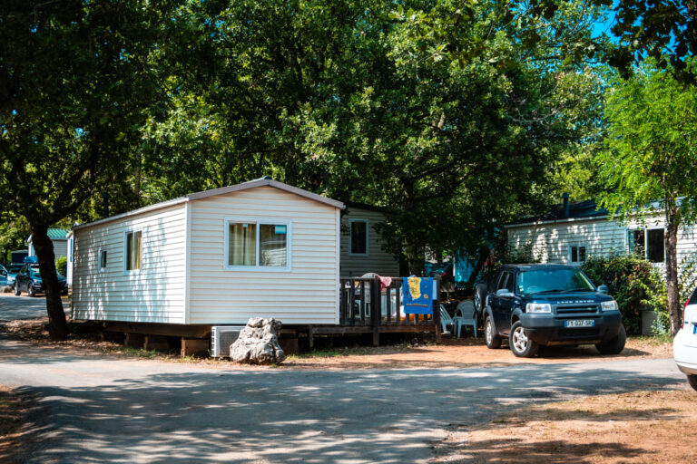 Our Eurocamp mobile home at Ranc Davaine