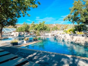 outside pool area at ranc davaine