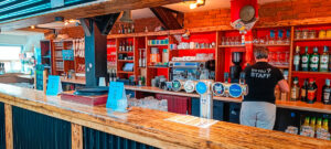 bar area at le ranolien campsite