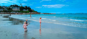the beach at perros guirec